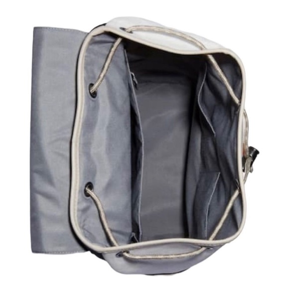 NWT COACH Mens Track Colorblock Chalk Off White Leather Travel Backpack Bag - Picture 3 of 6